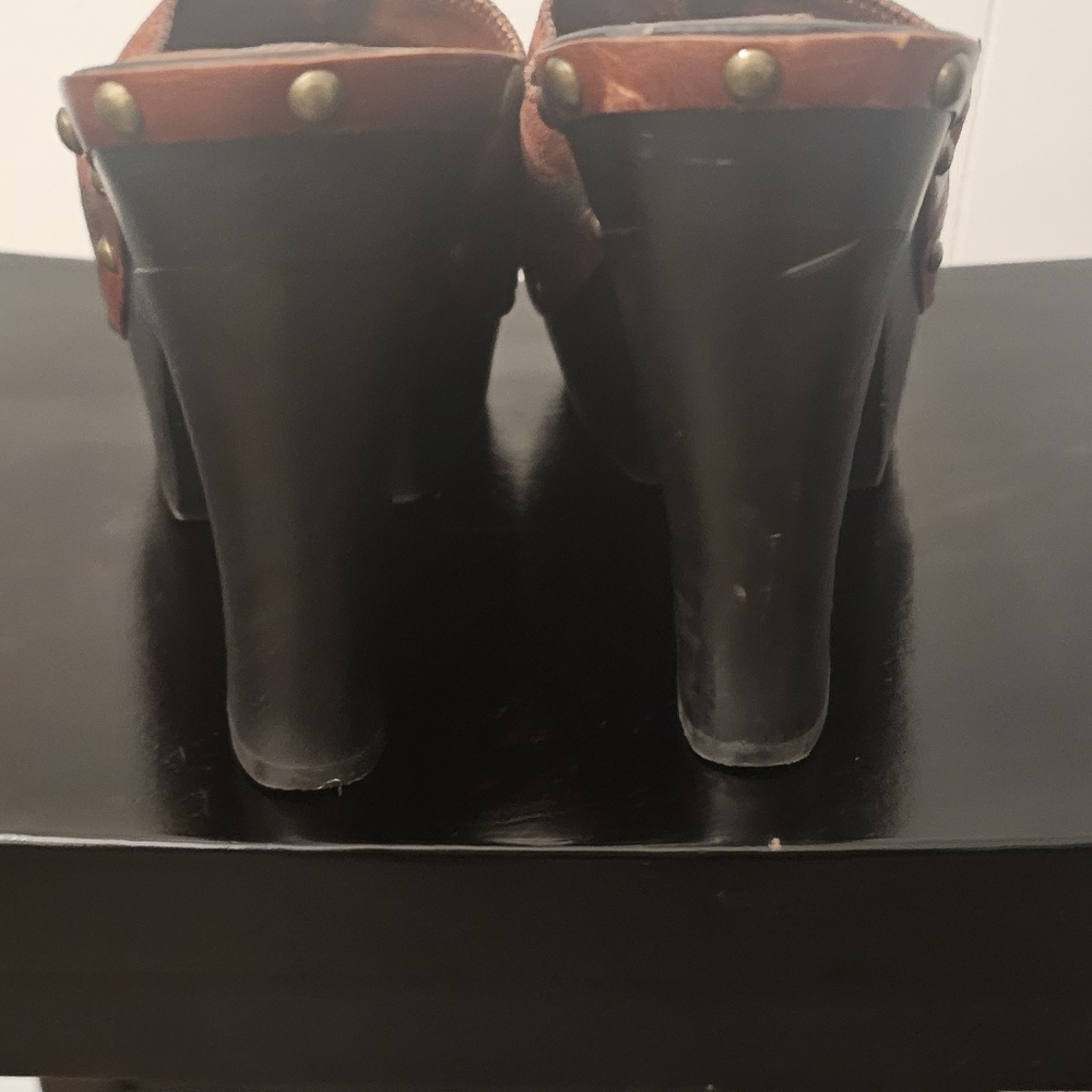 Steven Multicolor Suede Open-Toe Mules 10 - Picture 7 of 10